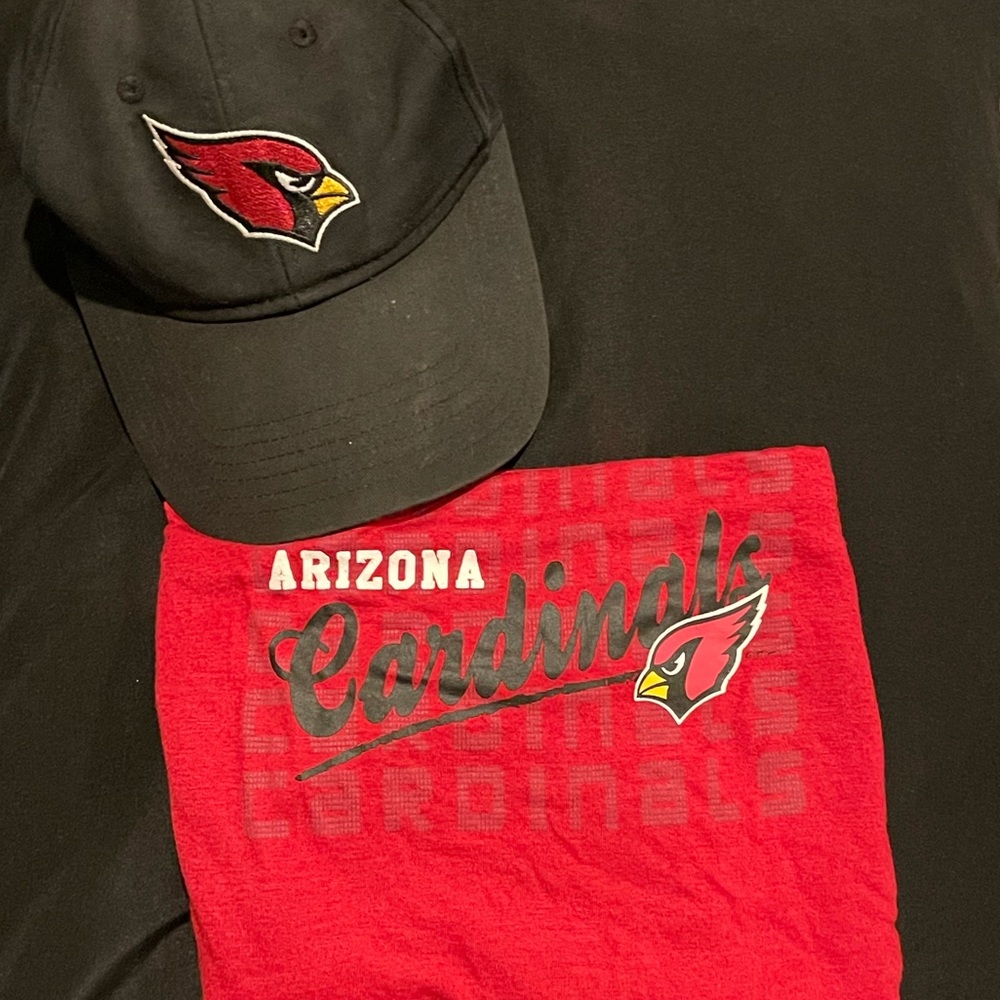 Arizona Cardinals Tank Top & Baseball Cap Combo
